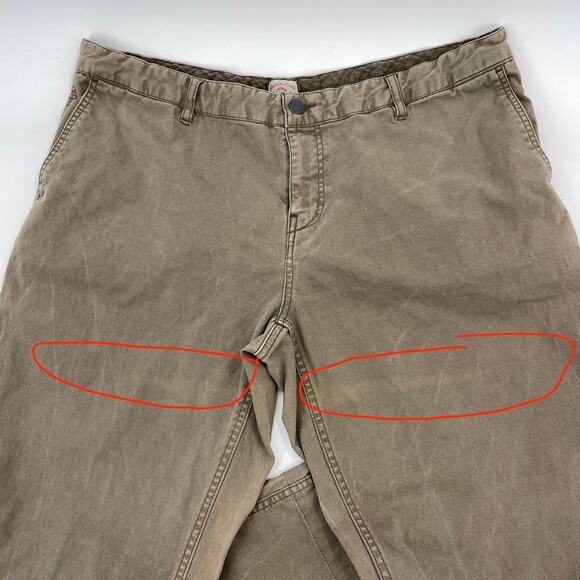 FAHERTY Pants Size 40 Cotton Blend Straight Leg Utility Workwear [FLAWED] - Picture 11 of 11